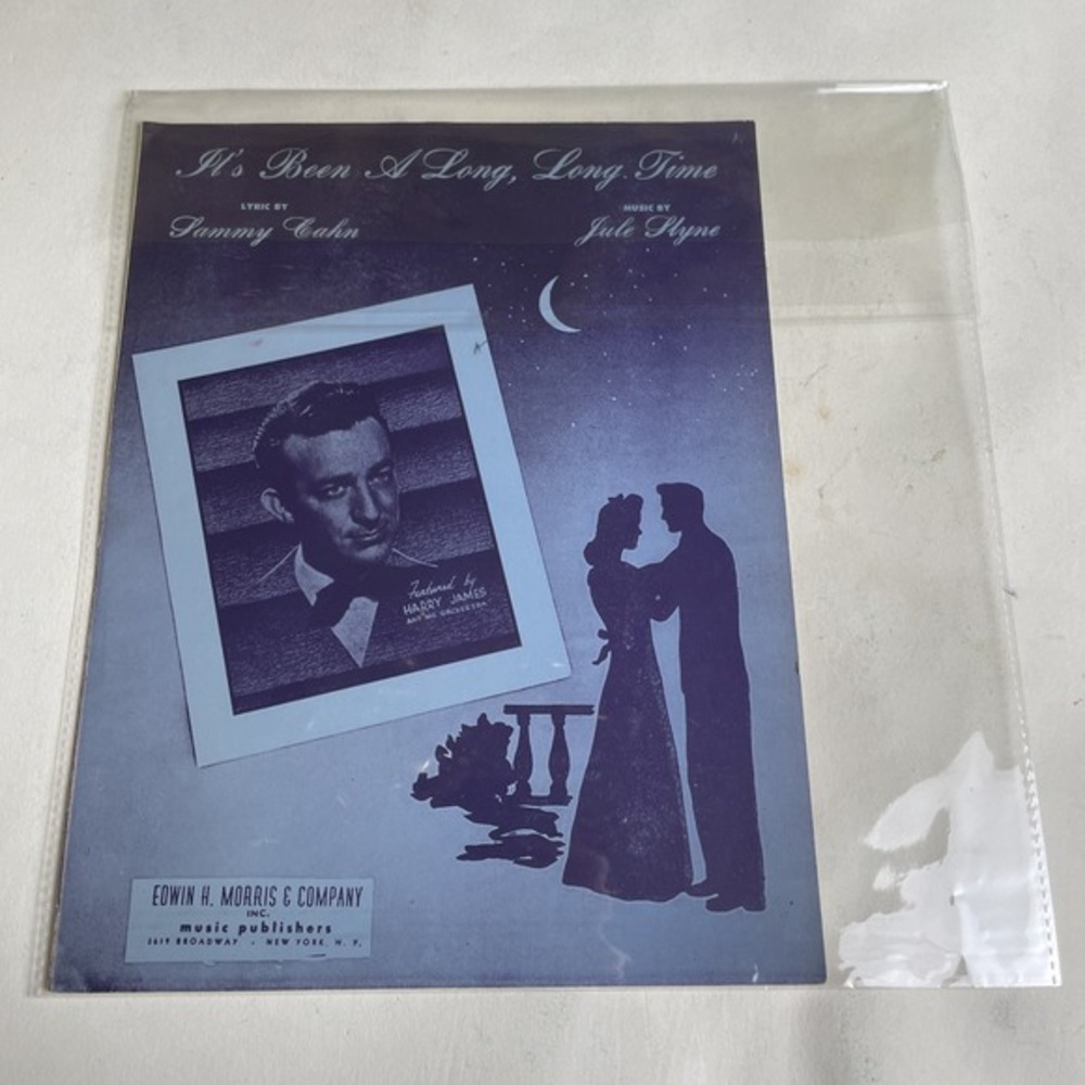 Vintage Sheet Music ; It's Been A Long, Long Time, Cahn/Styne‎ 1945